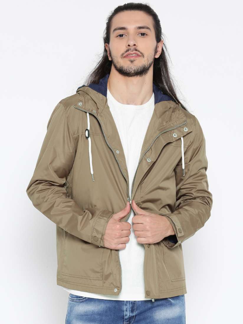 Buy FOREVER 21 Men Khaki Solid Tailored Jacket Jackets for Men 2058084 Myntra