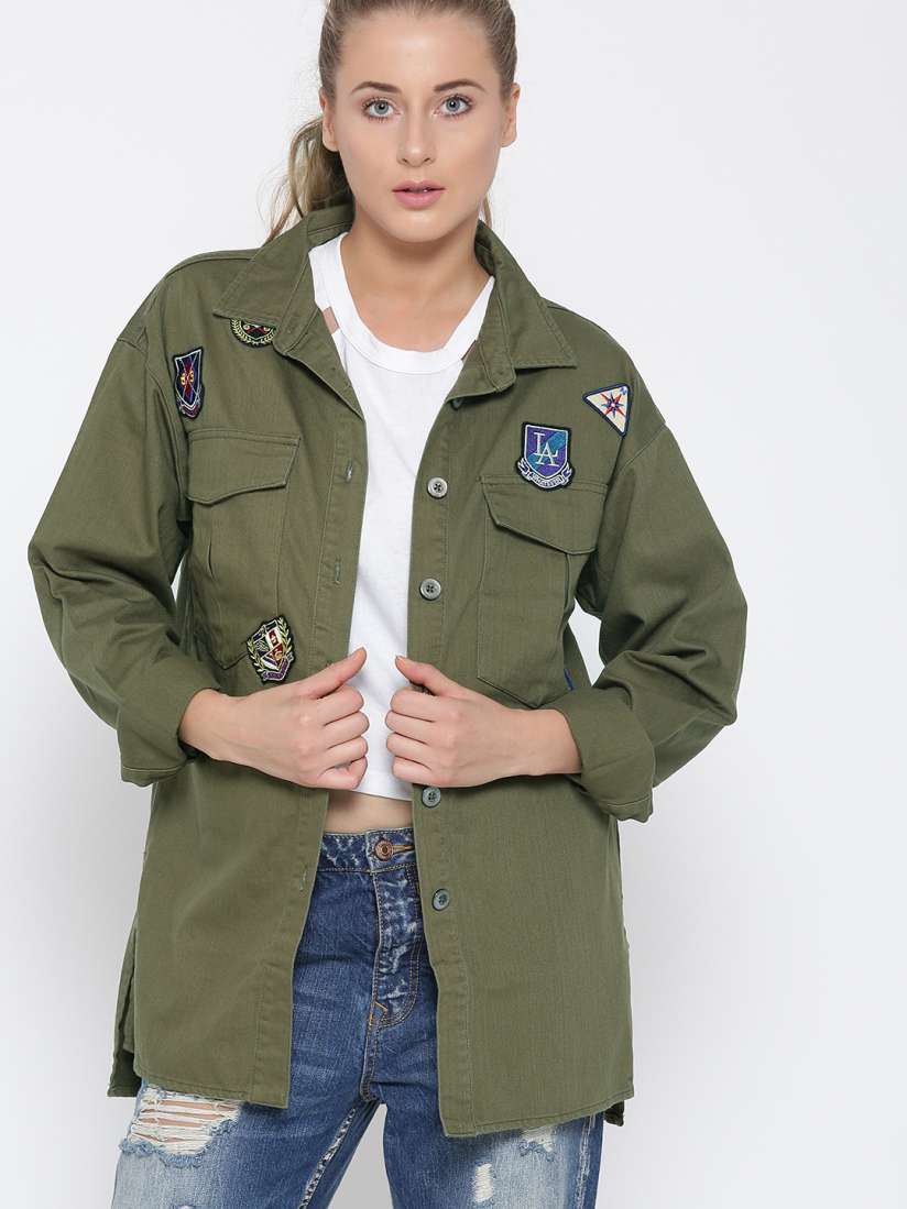 Forever 21 olive jacket shop