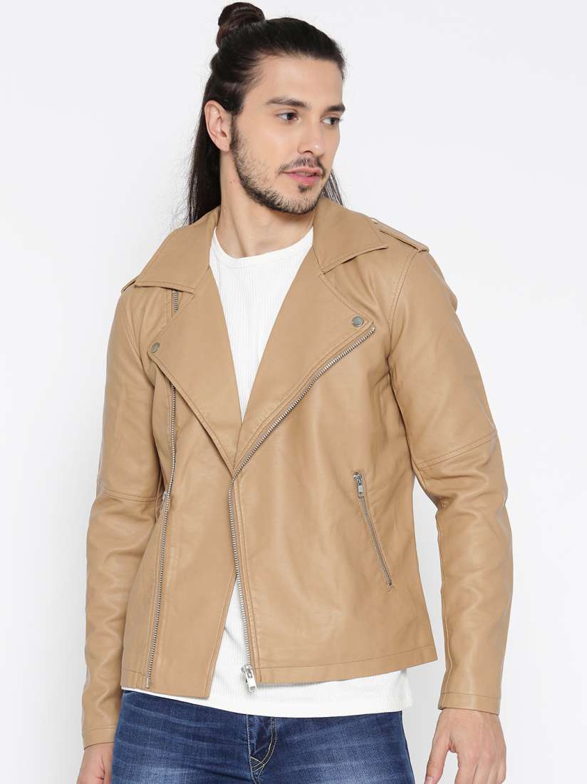 Forever 21 leather jacket mens top