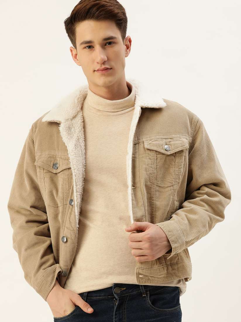 Buy FOREVER 21 Men Taupe Solid Pure Cotton Tailored Jacket Jackets for Men 20583496 Myntra