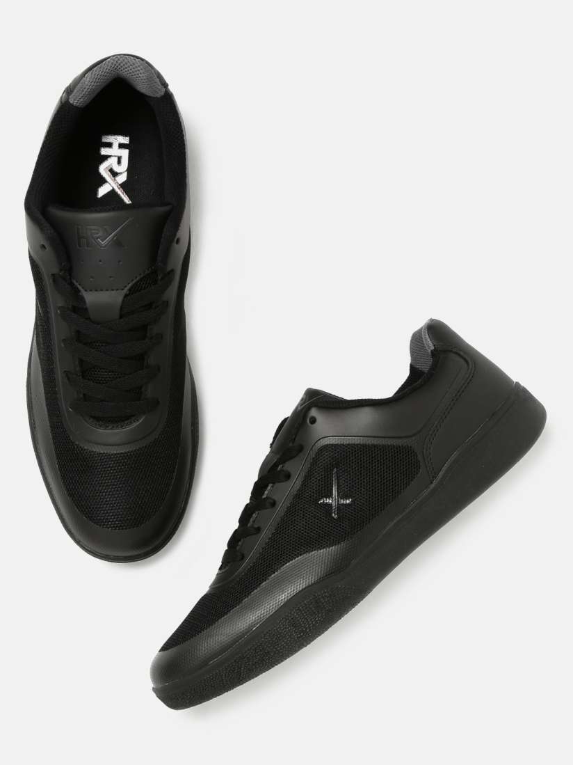 Hrx black casual shoes hotsell