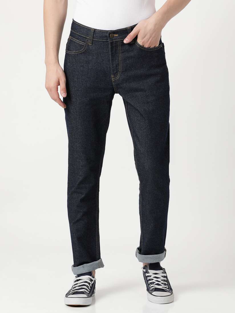 Buy Lee Men Blue Bruce Skinny Fit Stretchable Jeans Jeans for Men 20597890 Myntra