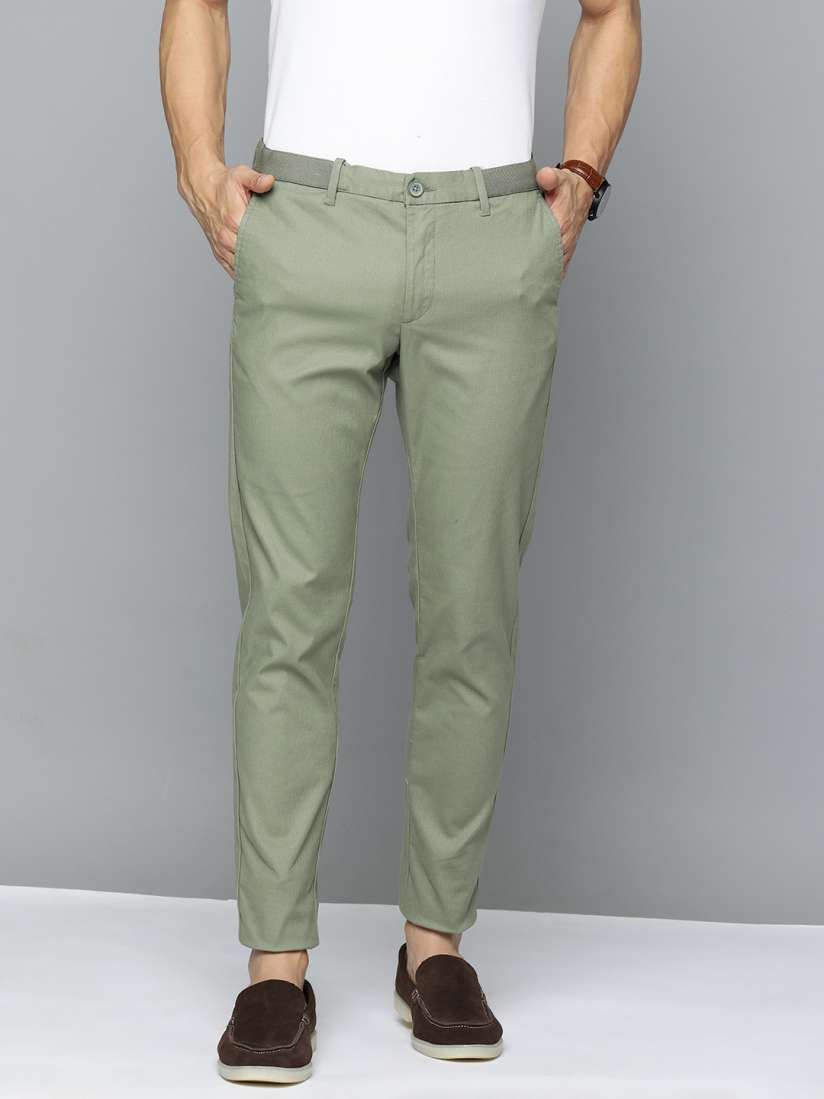 Buy Indian Terrain Men Brooklyn Slim Fit Trousers Trousers for Men 20598458 Myntra