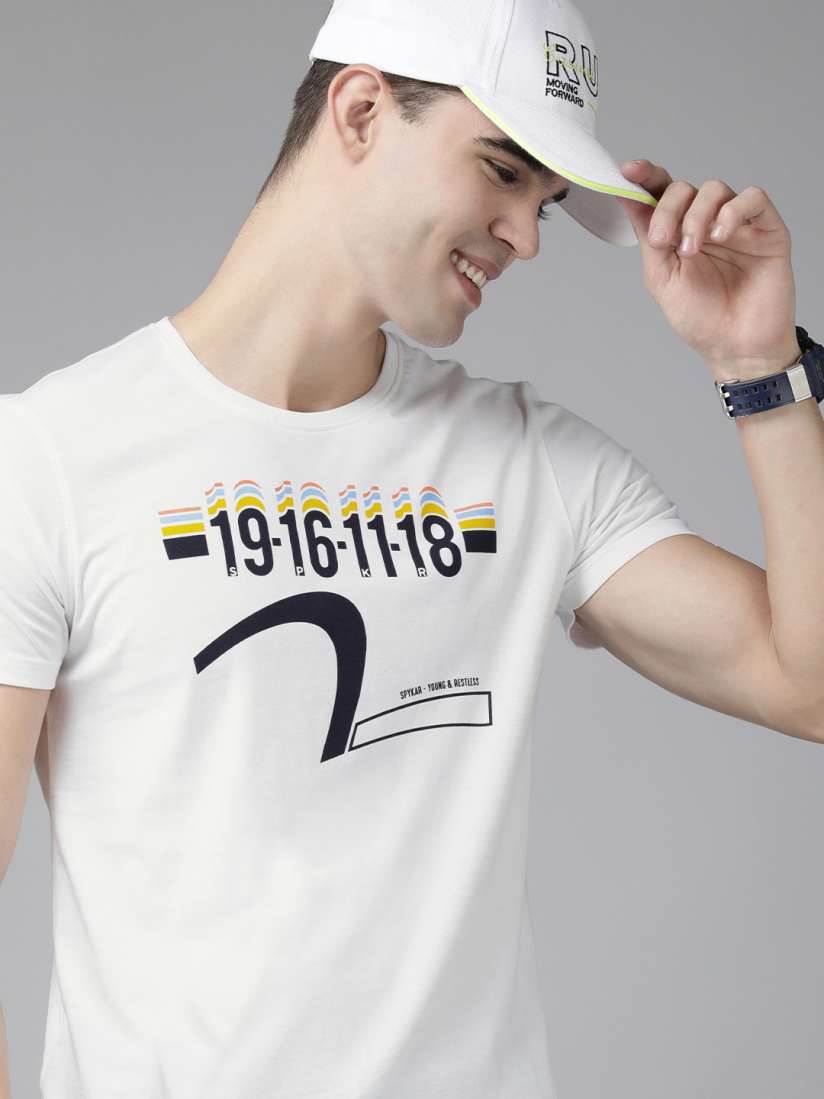 Spykar t shirts myntra online