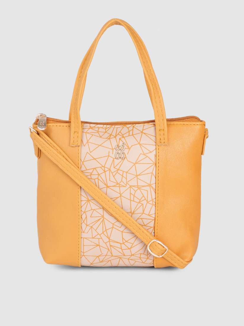 Buy Baggit Yellow Printed Sling Bag Handbags for Women 20616150 Myntra