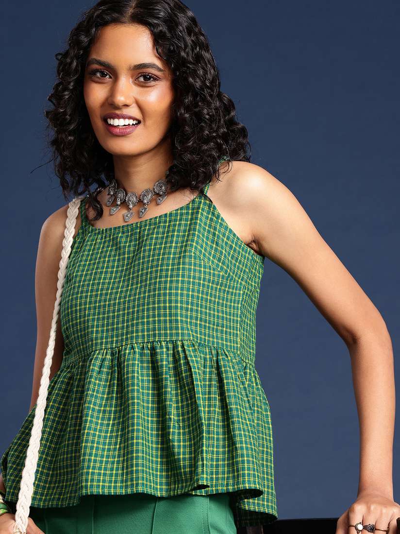 peplum tops myntra