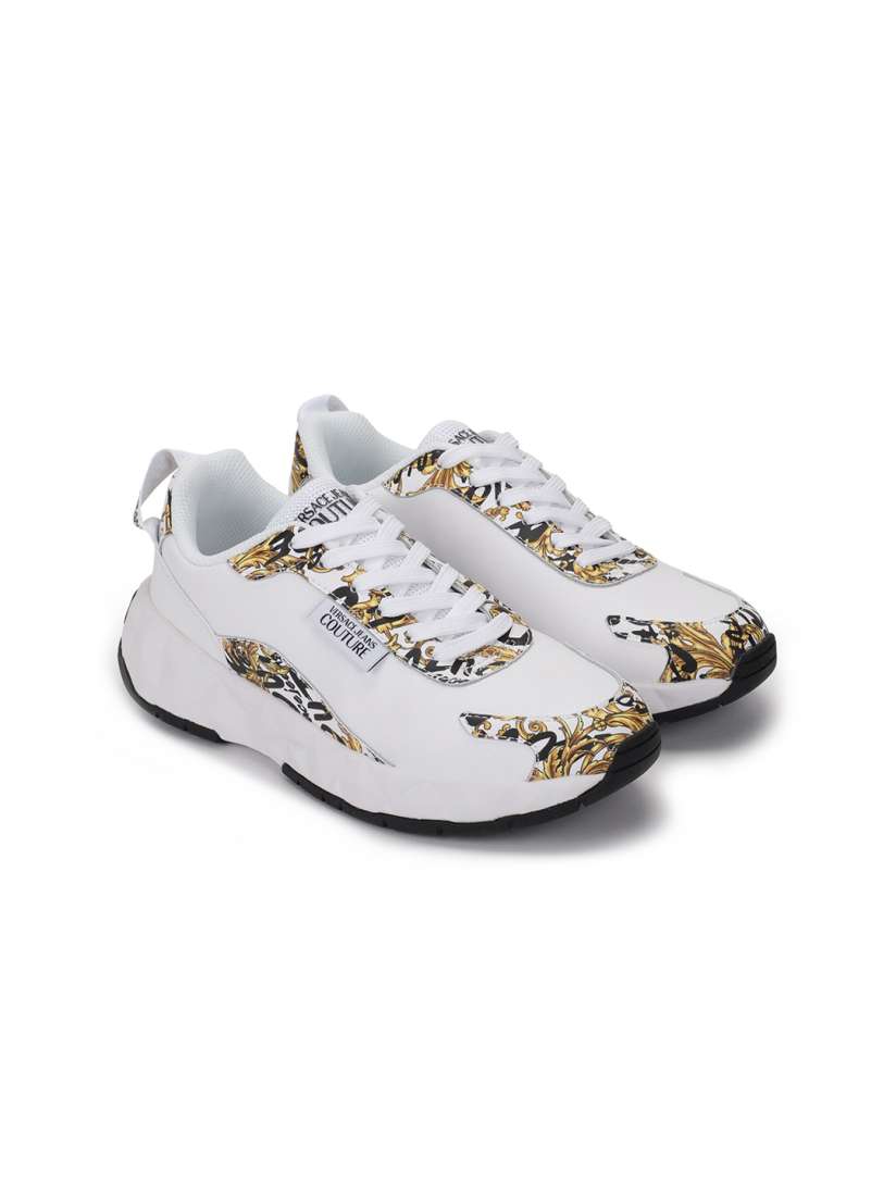 Versace jeans white shoes on sale