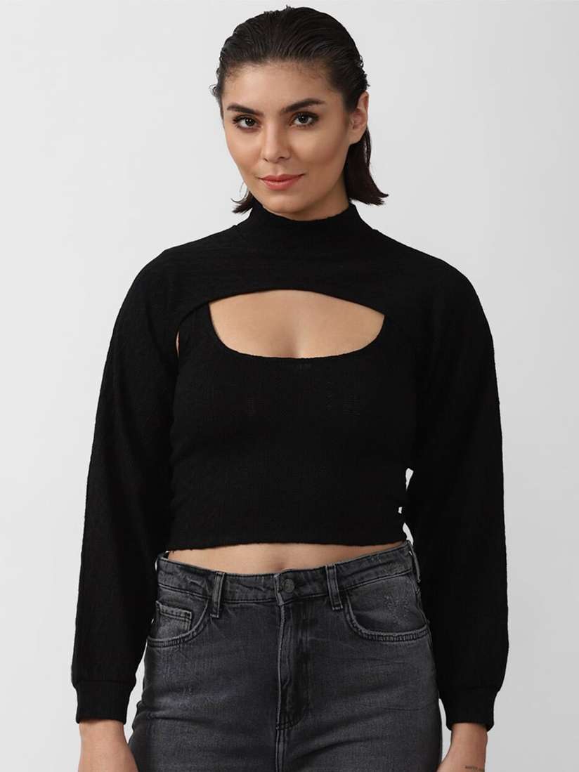 forever 21 cutout crop top