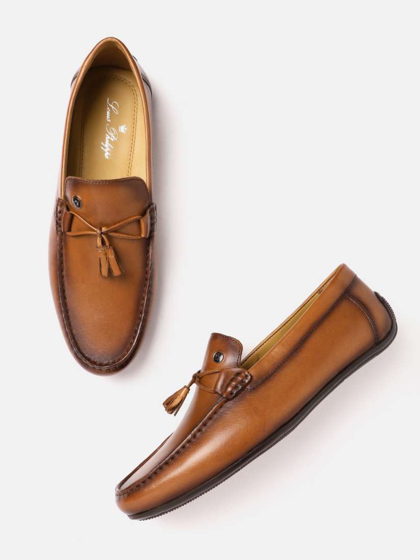 Buy Louis Philippe Men Tassel Detail Leather Driving Shoes Casual Shoes for Men 20649230 Myntra