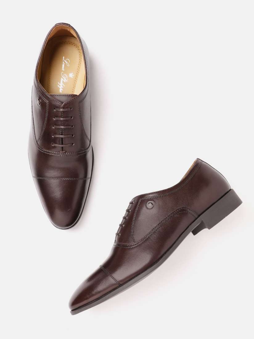 Buy Louis Philippe Men Leather Formal Oxford Shoes Formal Shoes for Men 20649246 Myntra