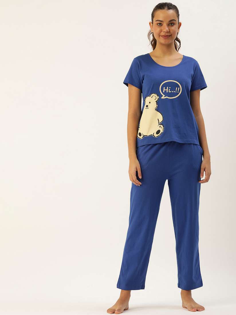 Pajama Sets Slumber Jill Sleepwear Buy Slumber Jill Women Blue