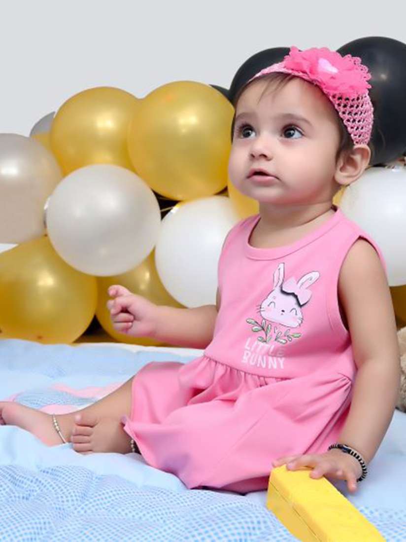 Buy YK Baby Pink A Line Dress Dresses for Girls 20656516 Myntra
