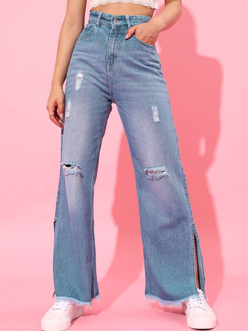 Flared jeans myntra 2025