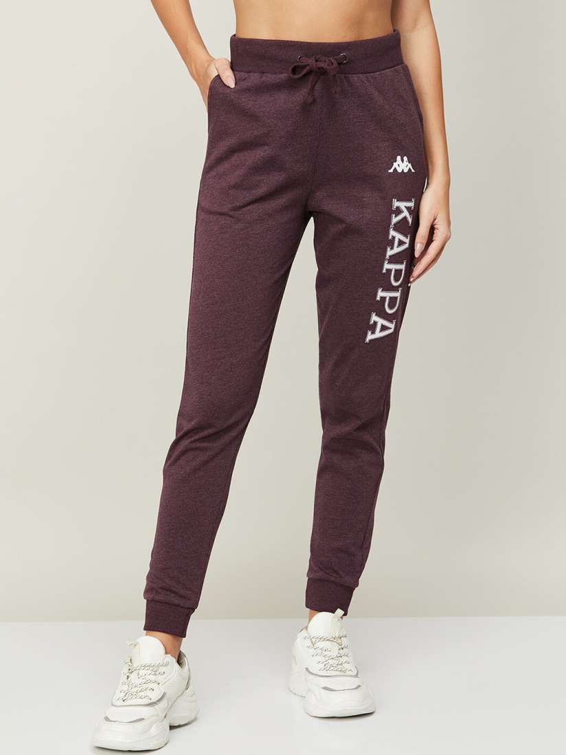 Kappa burgundy joggers new arrivals