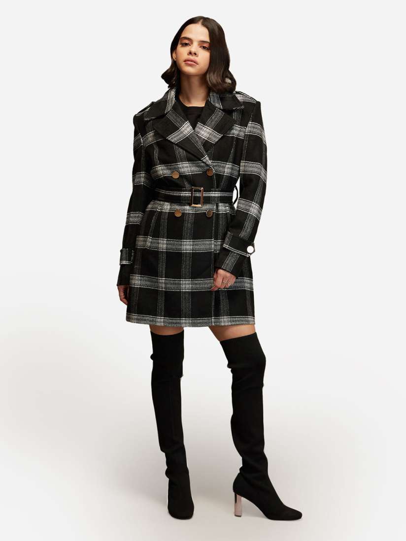 Myntra overcoat clearance