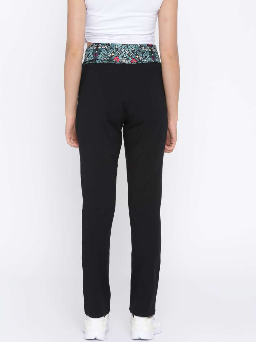 Buy Ajile by Pantaloons Black Track Pants Track Pants for Women 2066413 Myntra