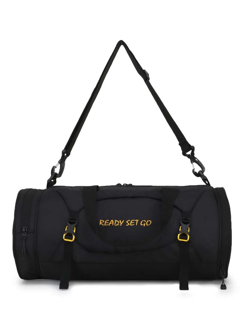 Buy TRAVEL POINT Black Solid Duffel Gym Bag Duffel Bag for Unisex 20664598 Myntra