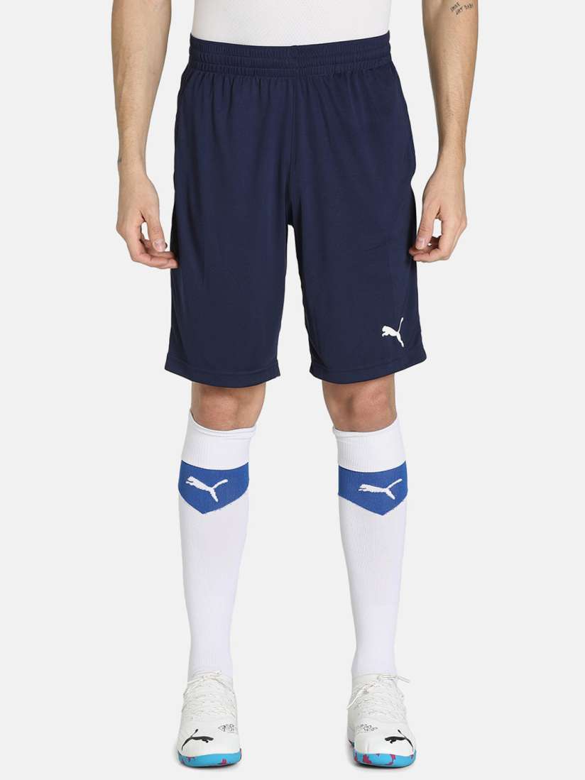 Buy Puma Men Navy Blue Active Interlock Regular Fit Sustainable Shorts Shorts for Men 20673516 Myntra