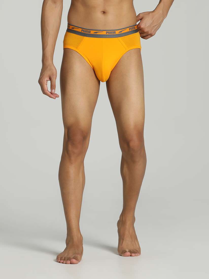 Buy Puma Men Grey Yellow Stretch Camo Briefs 2 Cotton Basic Briefs 67648002 CASTLEROCK Briefs for Men 20673804 Myntra