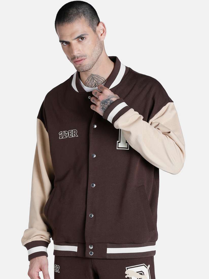 Puma varsity jacket clearance