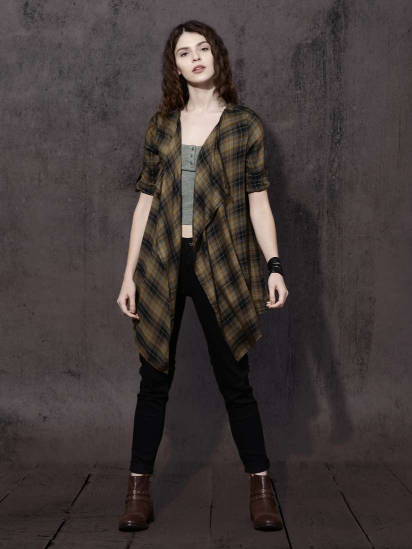 Black shrug myntra clearance