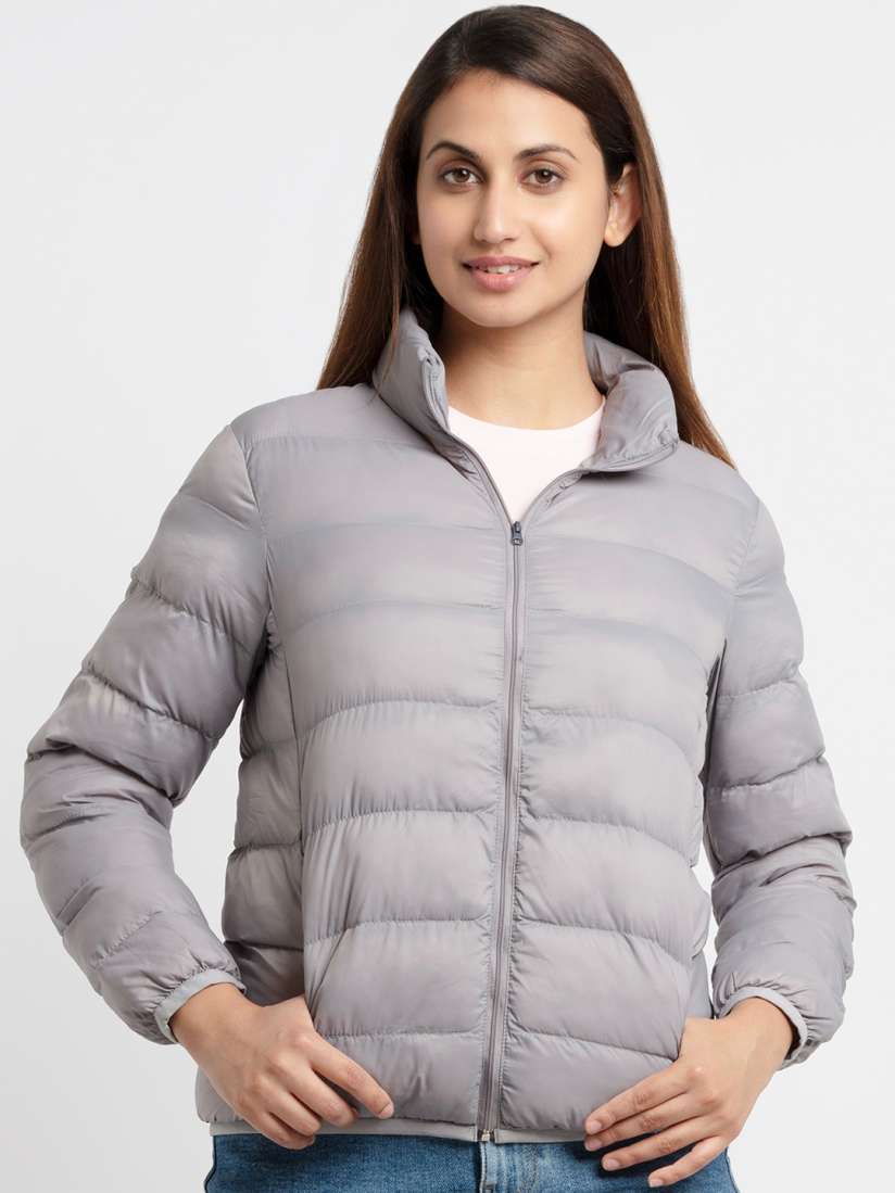 Buy Status Quo Women Grey Puffer Jacket Jackets for Women 20677554 Myntra