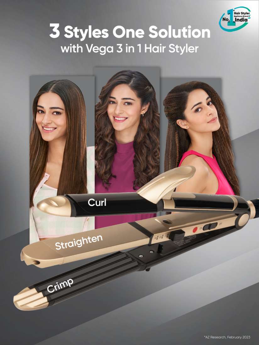 Vega hair straightener combo on sale