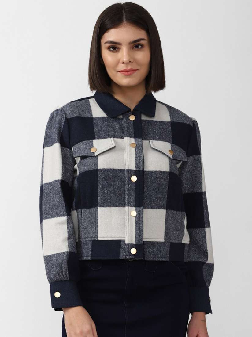 Forever 21 checkered jacket deals