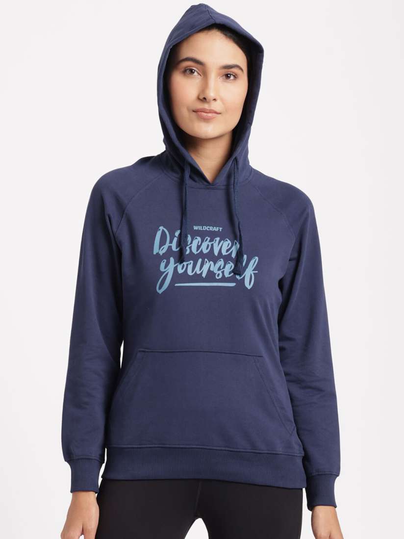 Wildcraft sweatshirt blue clearance
