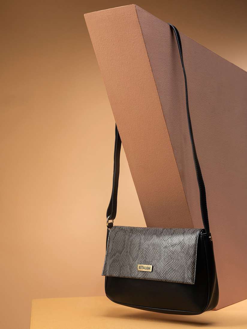 Tote Bag Estalon Leather Buy ESTALON Black Embellished Structured