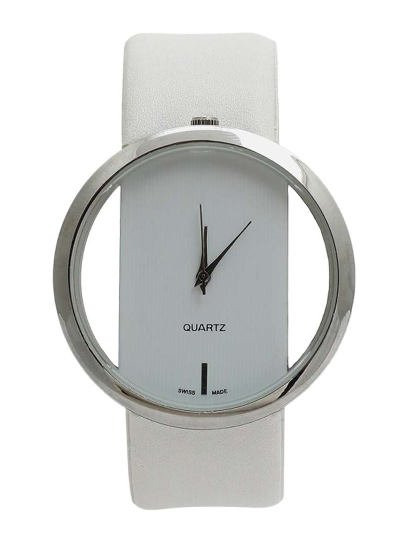 Buy HAUTE SAUCE by Campus Sutra Women White Dial White Leather Bracelet Style Straps Digital Watch Watches for Women 20688130 Myntra