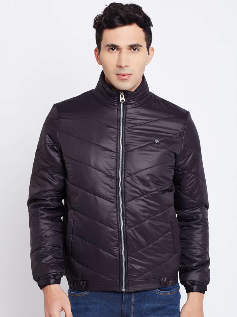 Buy Duke Men Black Solid Quilted Jacket Jackets for Men 2069644 Myntra