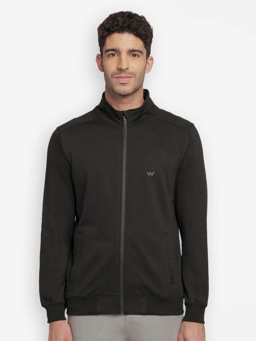 Buy Wildcraft Men Black Fleece Water Resistant Running Bomber Jacket Jackets for Men 20696844 Myntra