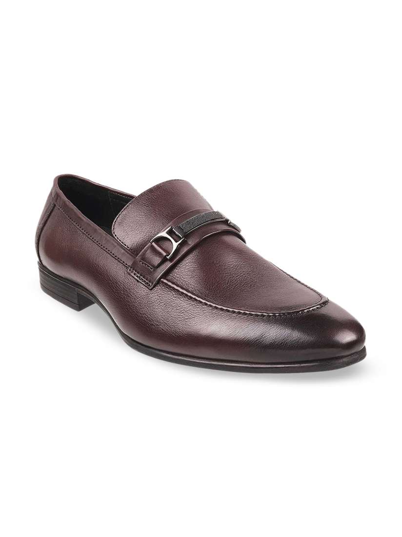 Maroon color formal shoes top