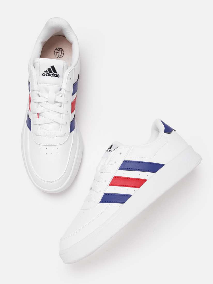 Adidas white shoes myntra shop
