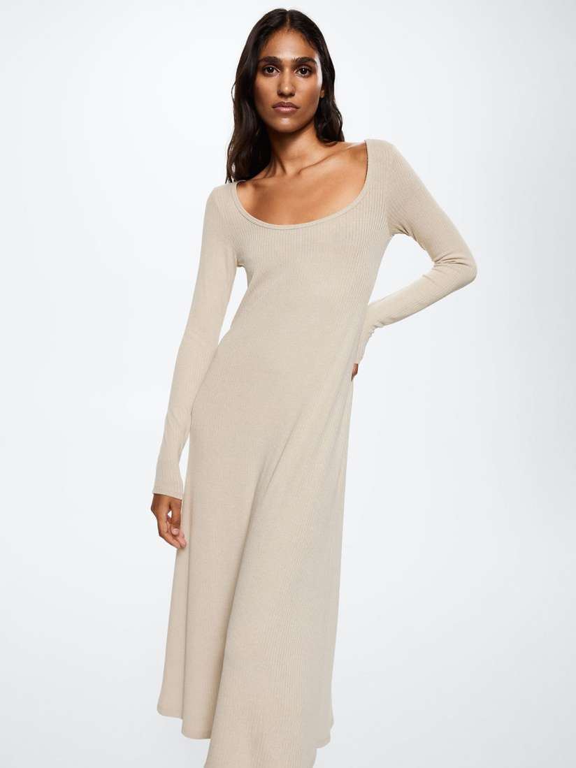Mango cream dress outlet