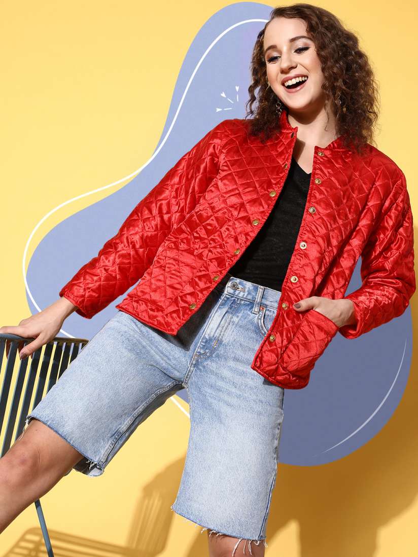 Jacket for women in myntra best sale
