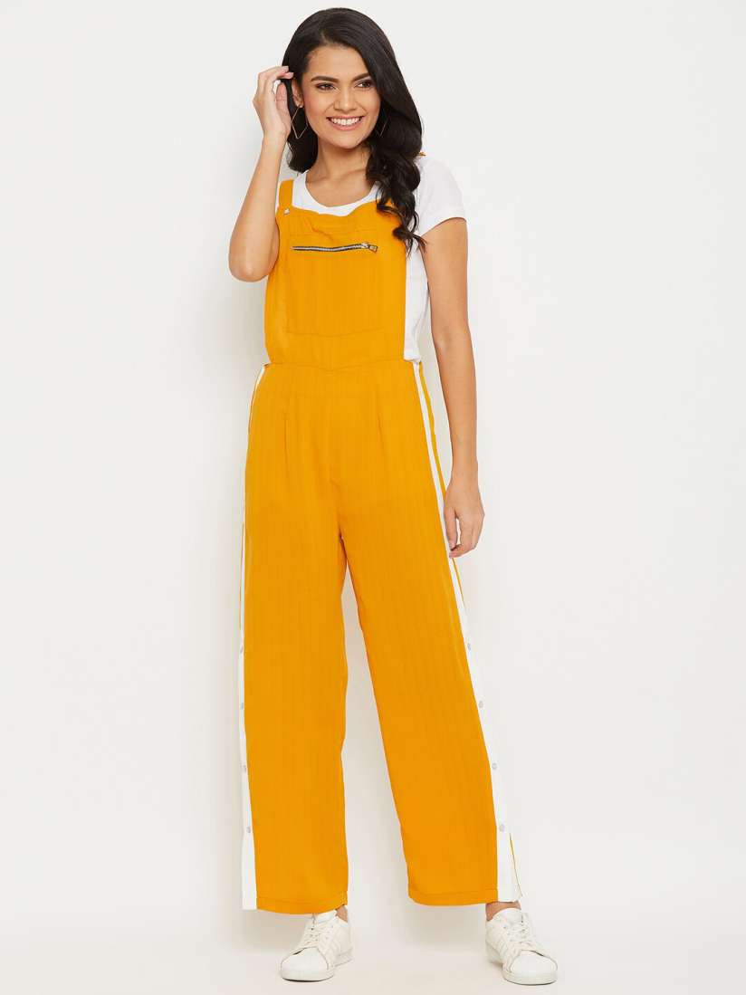 Mustard yellow dungarees new arrivals