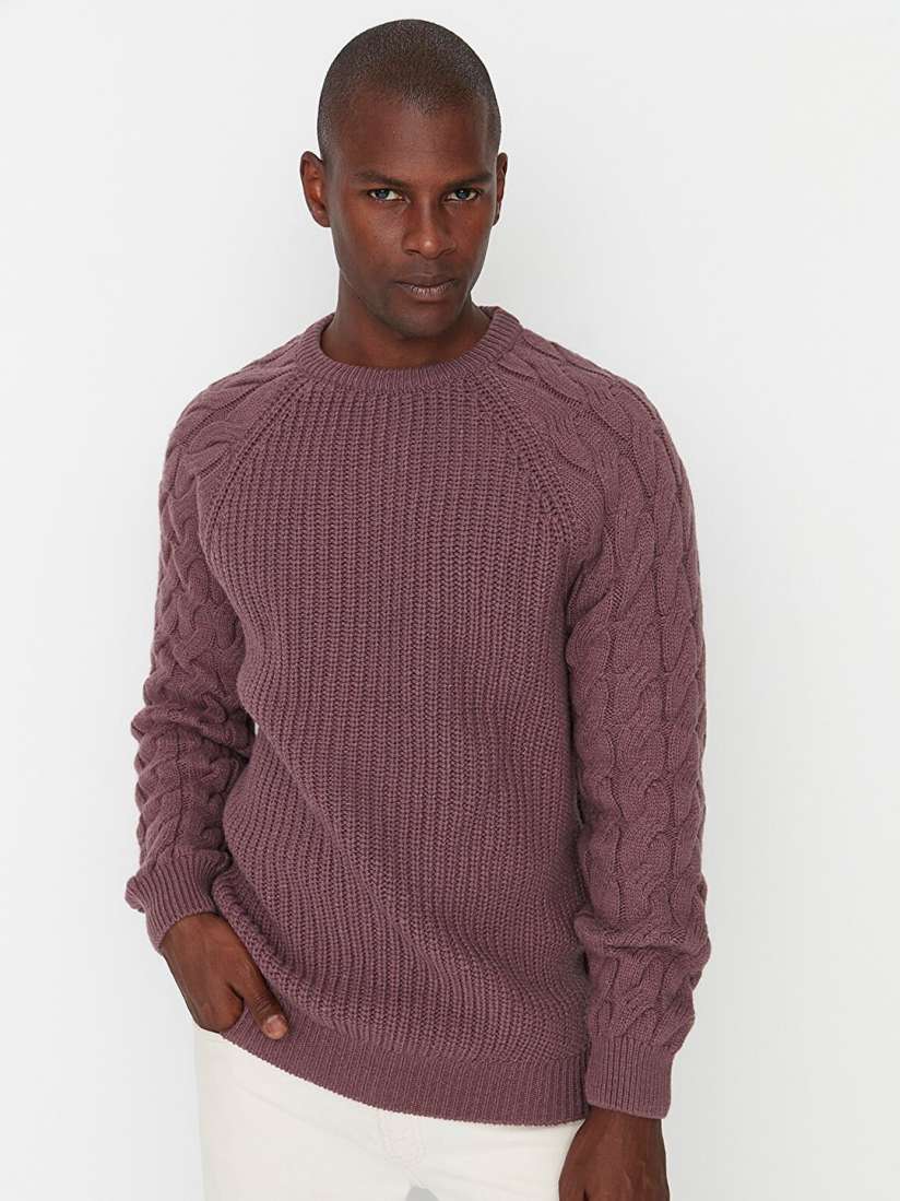 Mauve pullover top