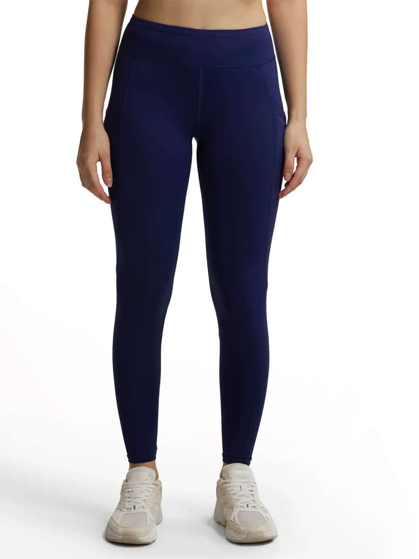 Buy Jockey Tactel Microfiber Performance Leggings with Broadwaistband Side Pockets MW12 Tights for Women 20725292 Myntra