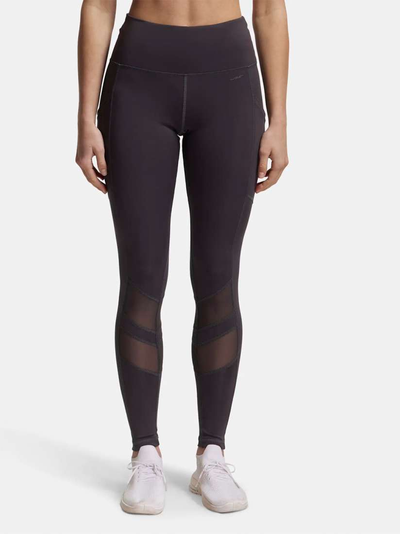 Buy Jockey Performance Leggings with Breathable Mesh and Stay Dry Technology Tights for Women 20725364 Myntra