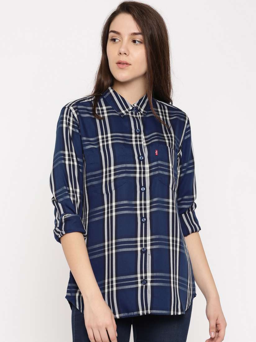 Levi's navy blue shirt shop