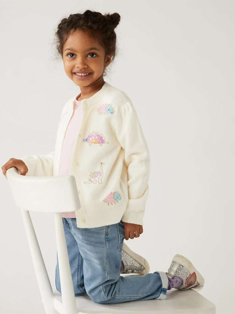 Marks and spencer girls cardigan store