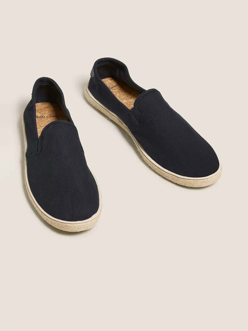 Buy Marks Spencer Men Navy Blue PU Espadrilles Casual Shoes for Men 20736170 Myntra