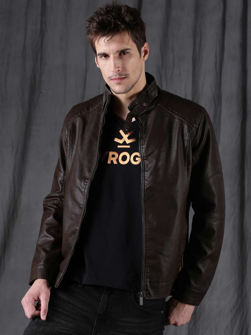 Wrogn biker jacket cheap