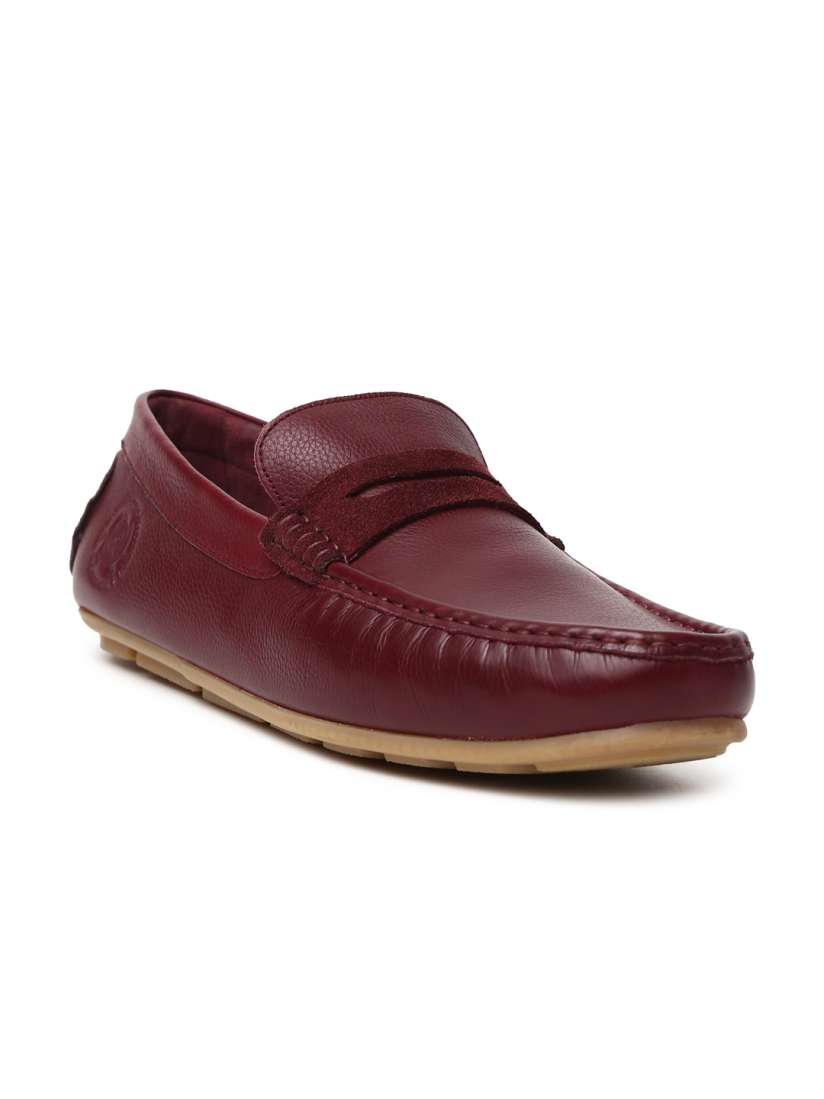 Burgundy casual shoes shop