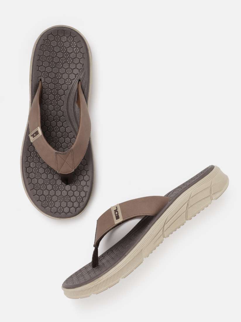 Buy Woodland Men Brown Solid Thong Flip Flops Flip Flops for Men 20745674 Myntra