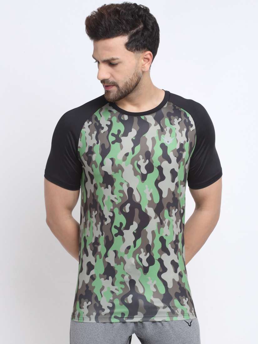 Camouflage t shirt myntra clearance