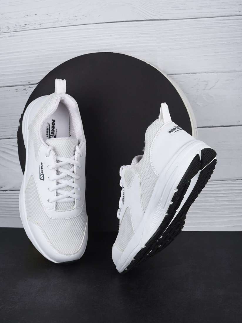 Liberty white sports shoes cheap