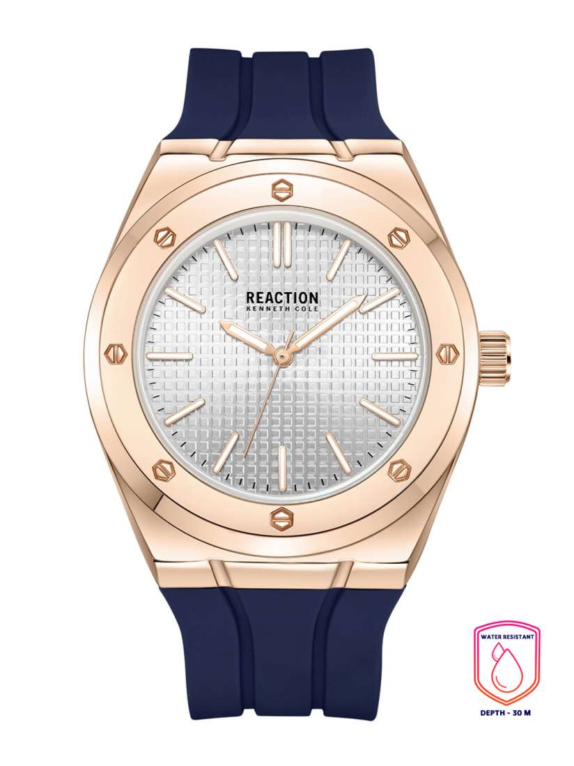 Buy REACTION KENNETH COLE Men Silver Toned Dial Blue Analogue Watch KRWGM9007601 Watches for Men 20753284 Myntra